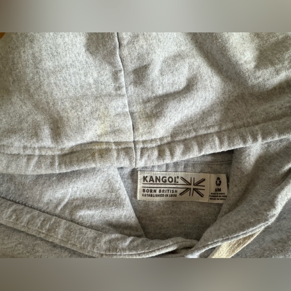 Men’s Grey Kangol Equality Hoodie - Picture 2 of 5